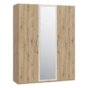   Tamara 3 ajtós, tükrös ruhásszekrény (IRDS931-Q225) - artisan tölgy/sand