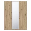Tamara 3 ajtós, tükrös ruhásszekrény (IRDS931-Q225) - artisan tölgy/sand