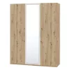 Tamara 3 ajtós, tükrös ruhásszekrény (IRDS931-Q225) - artisan tölgy/sand