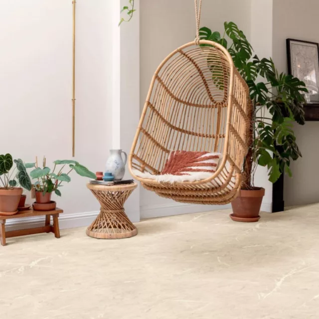 tekercses vinyl padló, PVC -  bézs kő mintás Stellum 905 4 m