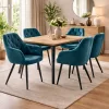 Design fotel, türkiz Velvet szövet, VERIO NEW