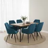 Design fotel, türkiz Velvet szövet, VERIO NEW