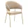 Design étkezőszék, bézs Velvet szövet/gold króm arany, DASMIN NEW TYP 1