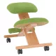 Ergonomikus térdelőszék, zöld/bükkfa, GROCO