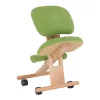 Ergonomikus térdelőszék, zöld/bükkfa, GROCO