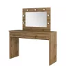 Eva 1 fiókos fésülködőasztal tükörrel (24N0NX49) - wotan tölgy