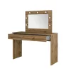 Eva 1 fiókos fésülködőasztal tükörrel (24N0NX49) - wotan tölgy