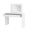 Eva 1 fiókos fésülködőasztal tükörrel (2497NX49) - fehér