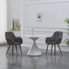 Design fotel, sötétszürke Velvet szövet, VERIO NEW