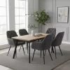 Design fotel, sötétszürke Velvet szövet, VERIO NEW