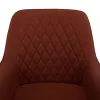 Design fotel, barna/fekete, OSKOR