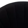 Design étkezőszék, fekete Velvet szövet/gold króm arany, DASMIN TYP 1