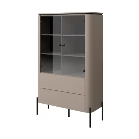    Bello két ajtós, két fiókos vitrin (24COOB12) - kongó/fekete