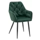 Design fotel, sötétzöld Velvet szövet, VERIO NEW