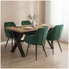 Design fotel, sötétzöld Velvet szövet, VERIO NEW
