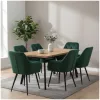 Design fotel, sötétzöld Velvet szövet, VERIO NEW