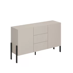   Jukon két ajtós, három fiókos komód (24KSND43) - kasmír