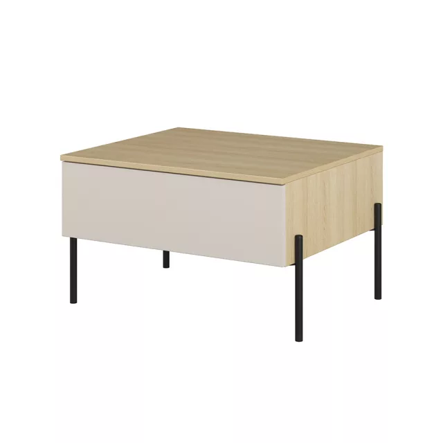 Ore egy fiókos dohányzóasztal (24LKOG98) - lindberg tölgy/kasmír