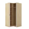 Terra sarok gardróbszekrény (24LBON16) - lindberg tölgy/sandy beige