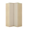 Terra sarok gardróbszekrény (24LBON16) - lindberg tölgy/sandy beige