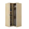 Terra sarok gardróbszekrény (24LBON16) - lindberg tölgy/sandy beige