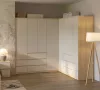 Terra sarok gardróbszekrény (24LBON16) - lindberg tölgy/sandy beige