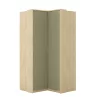 Terra sarok gardróbszekrény (24LEON16) - lindberg tölgy/eucalyptus