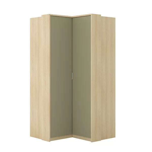 Terra sarok gardróbszekrény (24LEON16) - lindberg tölgy/eucalyptus