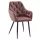 Design fotel, sötét rózsaszín Velvet szövet, VERIO NEW
