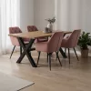 Design fotel, sötét rózsaszín Velvet szövet, VERIO NEW