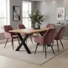 Design fotel, sötét rózsaszín Velvet szövet, VERIO NEW