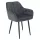 Design fotel, szürke Velvet szövet, VERIO