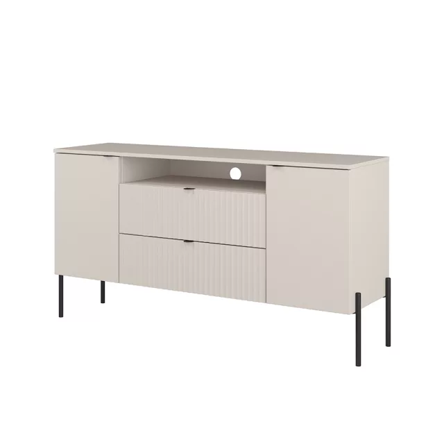 Ore két ajtós, két fiókos komód (24KROG26) - kasmír