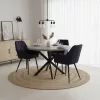 Design fotel, fekete Velvet szövet, VERIO NEW