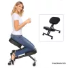 Ergonomikus zsámoly, rózsaszín/fekete, RUFUS