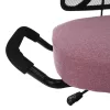 Ergonomikus zsámoly, rózsaszín/fekete, RUFUS