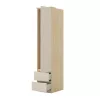 Terra egy ajtós két fiókos szekrény (24LBON95) - lindberg tölgy/sandy beige