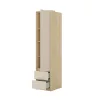 Terra egy ajtós két fiókos szekrény (24LBON95) - lindberg tölgy/sandy beige