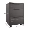 Konténer, antracit, ADAPO ADP06