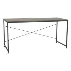 Íróasztal, beton/fekete, 150x60 cm, MELLORA