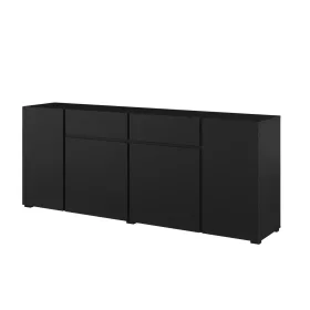 Asymetric komód (24W3OA47) - onix fekete