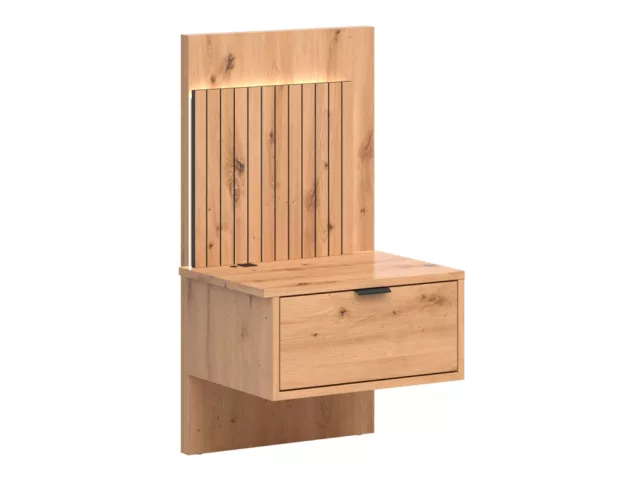 BRW LAMEA éjjeliszekrény jobb (KOM1S/P) - artisan tölgy