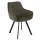 Design fotel, zöld Velvet/fekete, PETIN