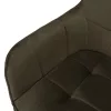 Design fotel, zöld Velvet/fekete, PETIN