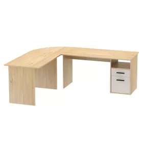   Sarok számítógépasztal, artisan tölgy/kasmír, MAURUS NEW MA11