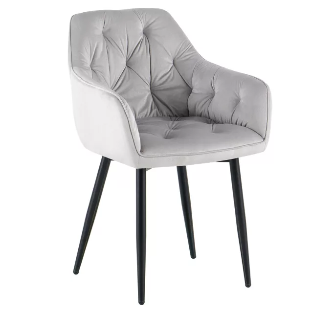 Dizájnos fotel, sötétszürke Velvet szövet, FEDRIS 2 NEW