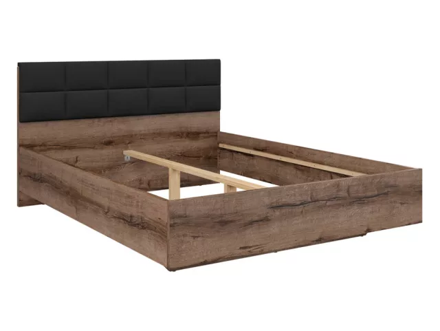 BRW Kassel A1 franciaágy 160x200 - kolostor tölgy