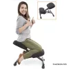 Ergonomikus térdelőszék, rózsaszín/bükkfa, GROCO