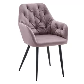 Design fotel, rózsaszín Velvet szövet, VERIO NEW