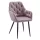 Design fotel, rózsaszín Velvet szövet, VERIO NEW